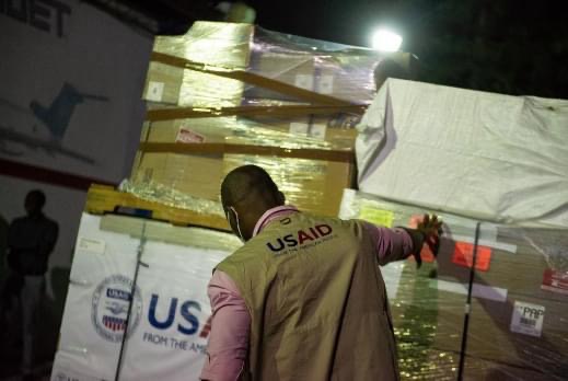 USAID donations, government corruption