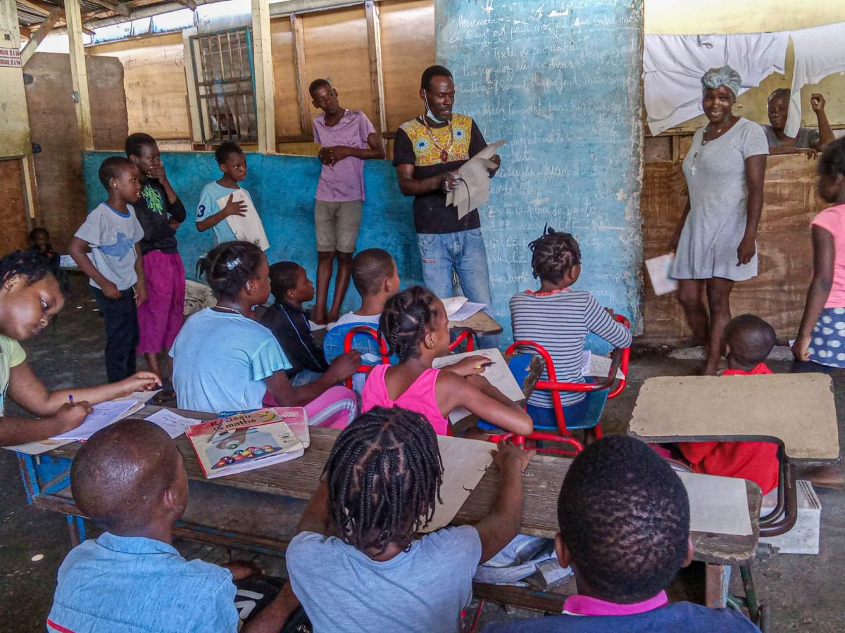 Children displaced by violence in Haiti dreaming of returning home and to school