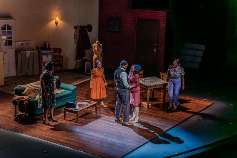 Scene from Crumbs from the Table of Joy at NBPAC, Oct. 29, 2025. Photo by Fredner Cayemitte for The Haitian Times.
