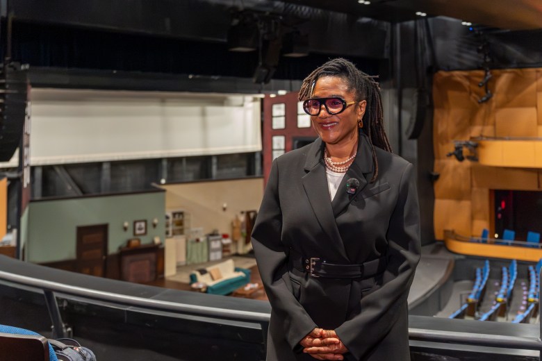 Playwright Lynn Nottage at NBPAC, Oct. 29, 2025. Photo by Fredner Cayemitte for The Haitian Times.
