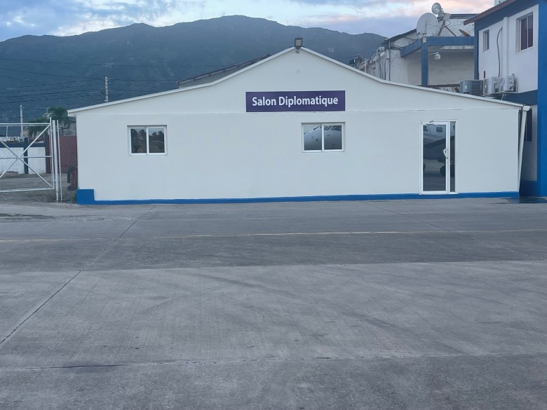 The building that serves as the premier reception area for foreign diplomats and missions upon their arrival at Cap-Haitien’s Hugo Chavez International Airport. Photo by Fritznel D. Octave/The Haitian Times
