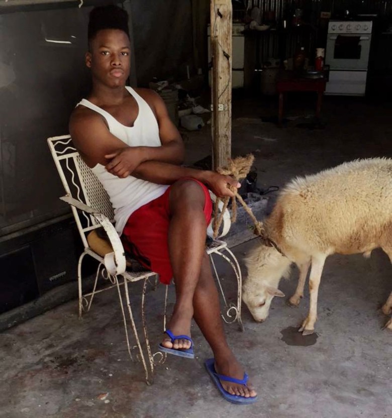 Photographs Daveed Baptiste produced of his mother are part of his "Haiti To Hood" exhibition. Courtesy of Daveed Baptiste